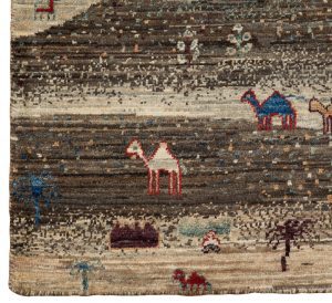 luri gabbeh wool rug