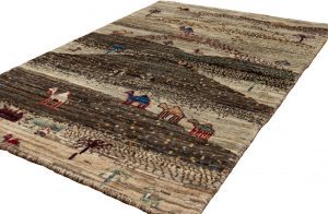 luri gabbeh wool rug
