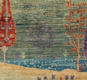 luri gabbeh wool rug