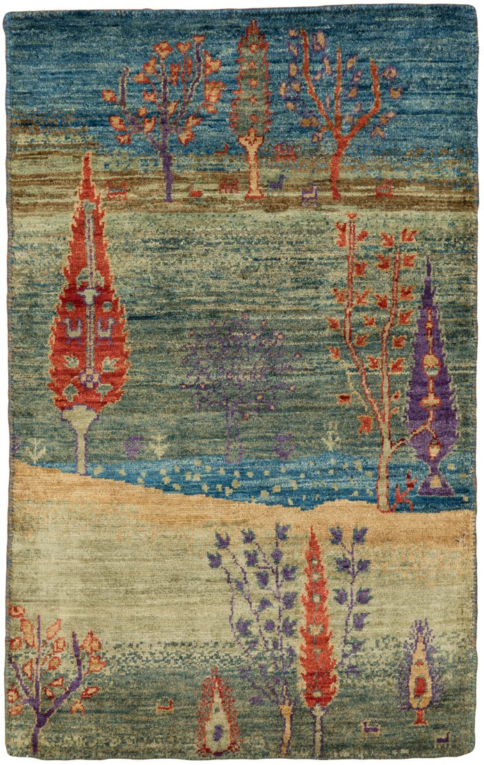 luri gabbeh wool rug
