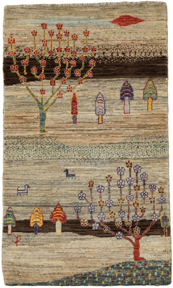 luri gabbeh wool rug