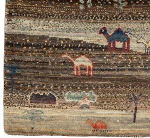 luri gabbeh wool rug