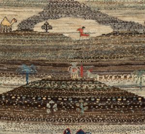 luri gabbeh wool rug