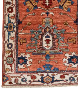 heriz runner wool rug