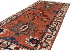 heriz runner wool rug