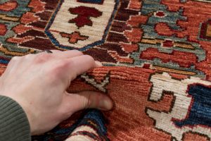 heriz runner wool rug