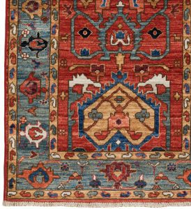 serapi runner wool rug