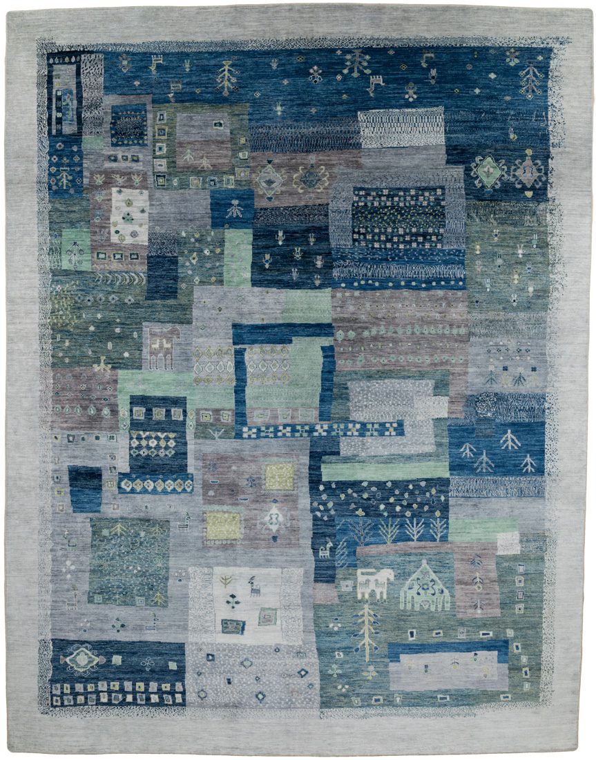 luri gabbeh wool rug