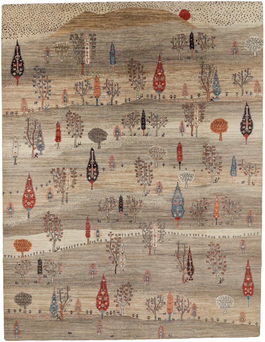 gabbeh wool rug