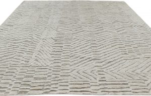 contemporary moroccan wool rug