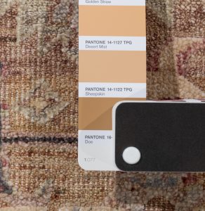 mahal wool and silk rug