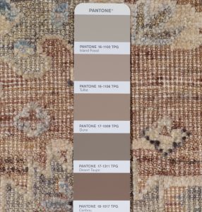 mahal wool and silk rug