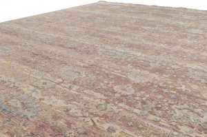 mahal wool and silk rug