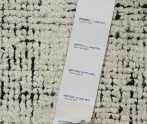 contemporary silk and wool rug