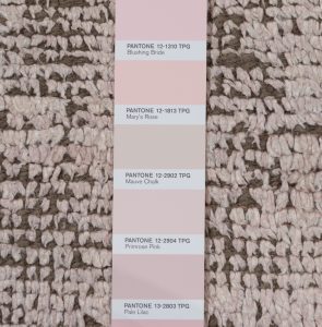 contemporary silk and wool rug