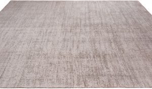 contemporary silk and wool rug