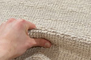 contemporary silk and wool rug