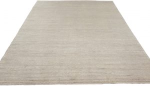 contemporary silk and wool rug