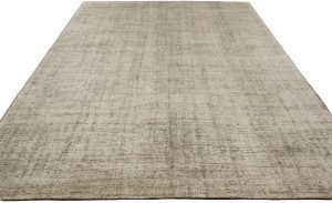 contemporary silk and wool rug