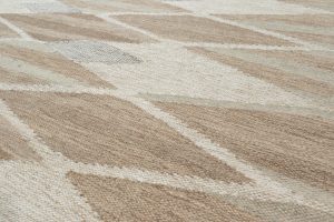 contemporary wool viscose rug