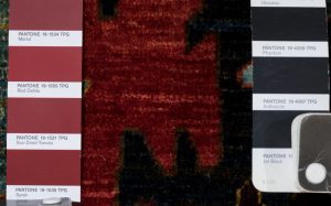 harshang tribal wool rug