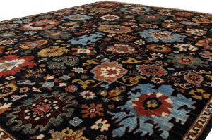 harshang tribal wool rug