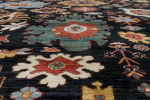 harshang tribal wool rug