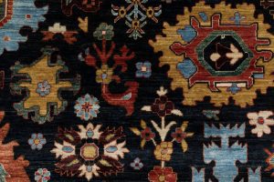 harshang tribal wool rug