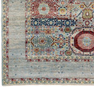 mamluk tribal wool rug
