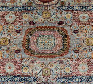 mamluk tribal wool rug