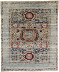 mamluk tribal wool rug