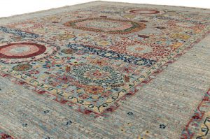mamluk tribal wool rug