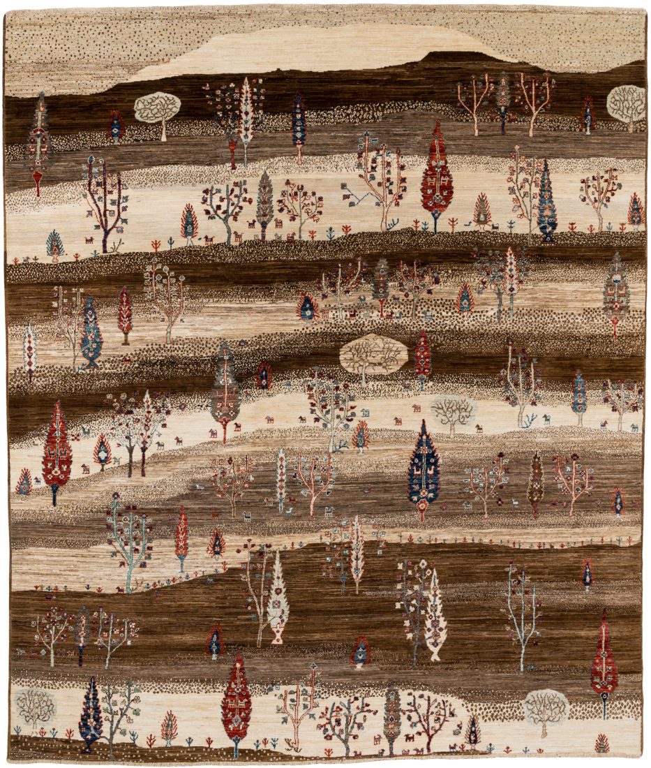gabbeh wool rug