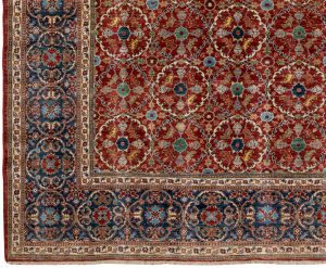 mughal wool rug