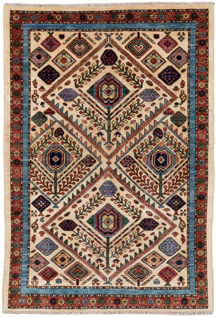 afshar wool rug