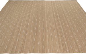 contemporary flatweave wool rug
