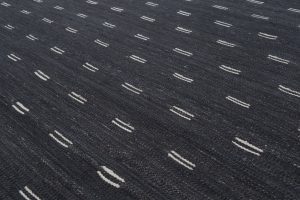 contemporary flatweave wool rug