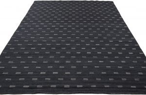 contemporary flatweave wool rug