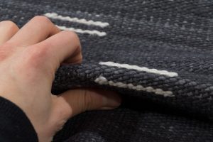 contemporary flatweave wool rug