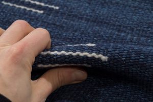 contemporary flatweave wool rug