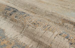 contemporary wool and silk rug