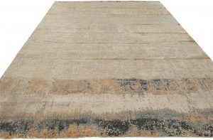 contemporary wool and silk rug