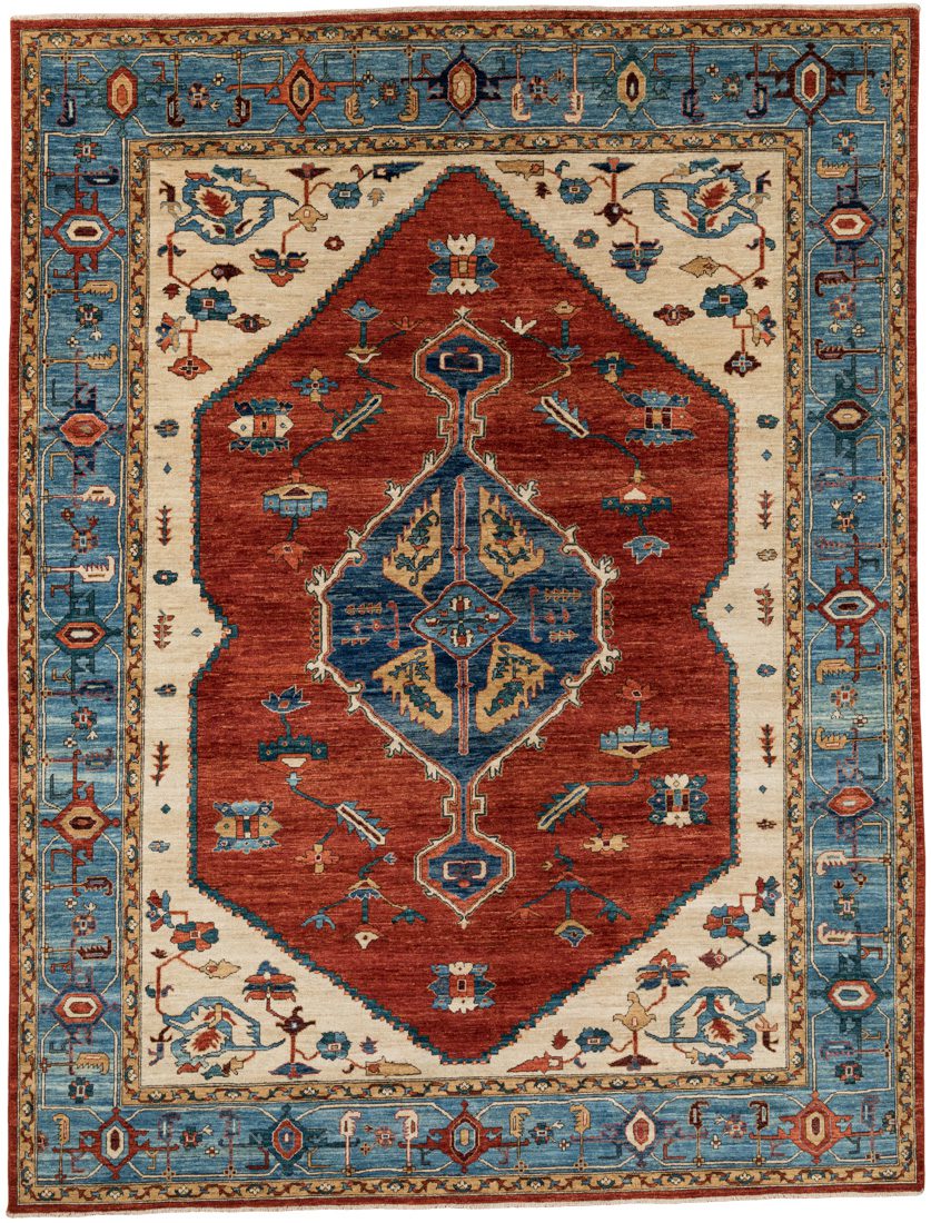 serapi wool rug