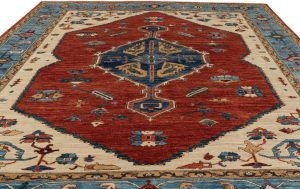 serapi wool rug