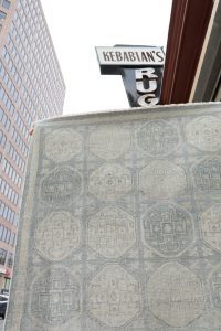 contemporary wool rug