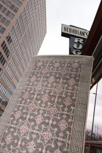 contemporary wool rug