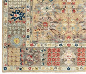 Kurdish blossom transitional rug