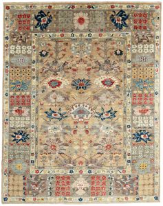Kurdish blossom transitional rug