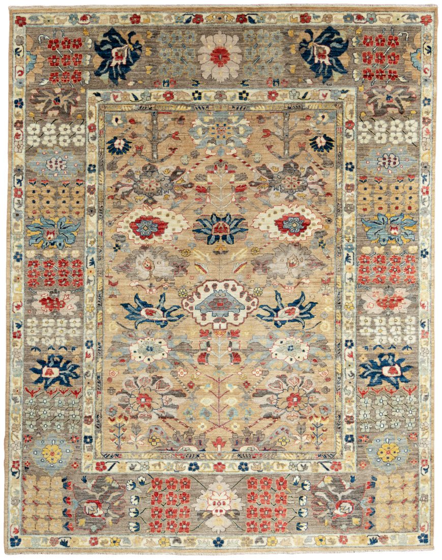 Kurdish blossom transitional rug