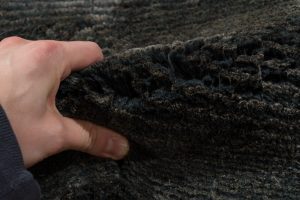 contemporary mohair and silk rug